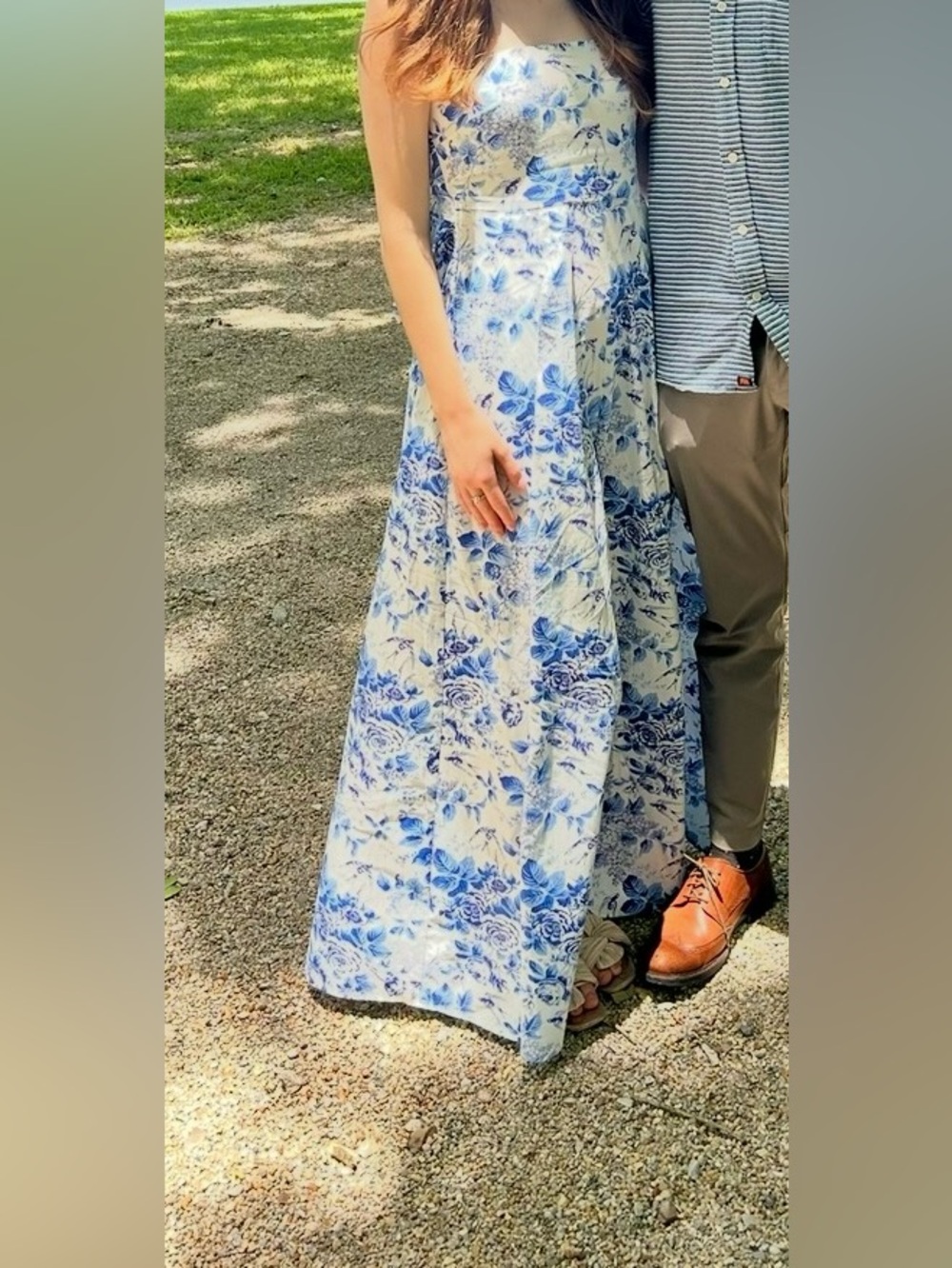 Women’s Blue Floral jump suit
